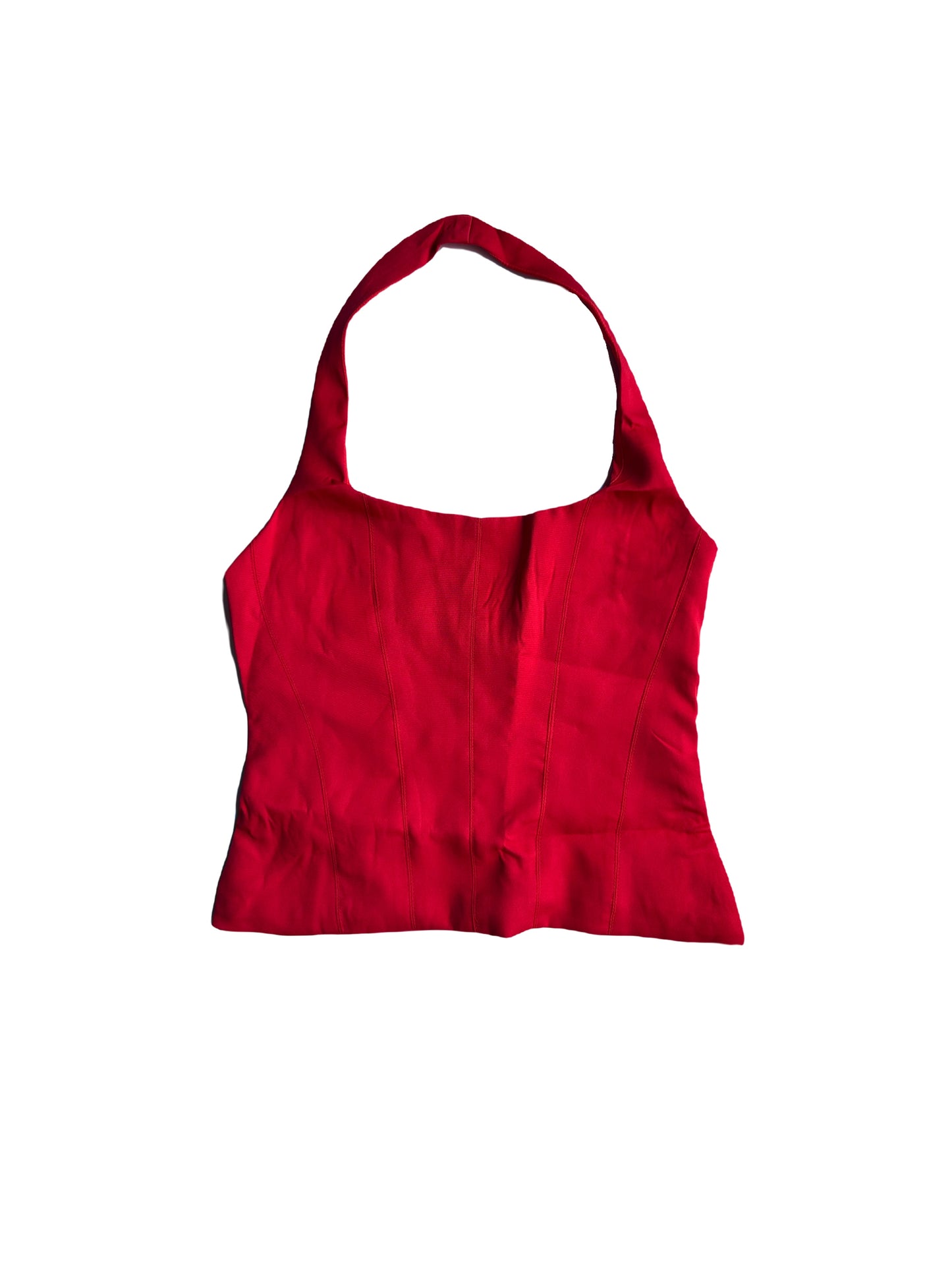 Amina Red Halter