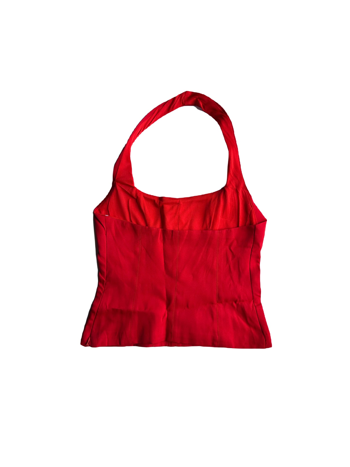 Amina Red Halter